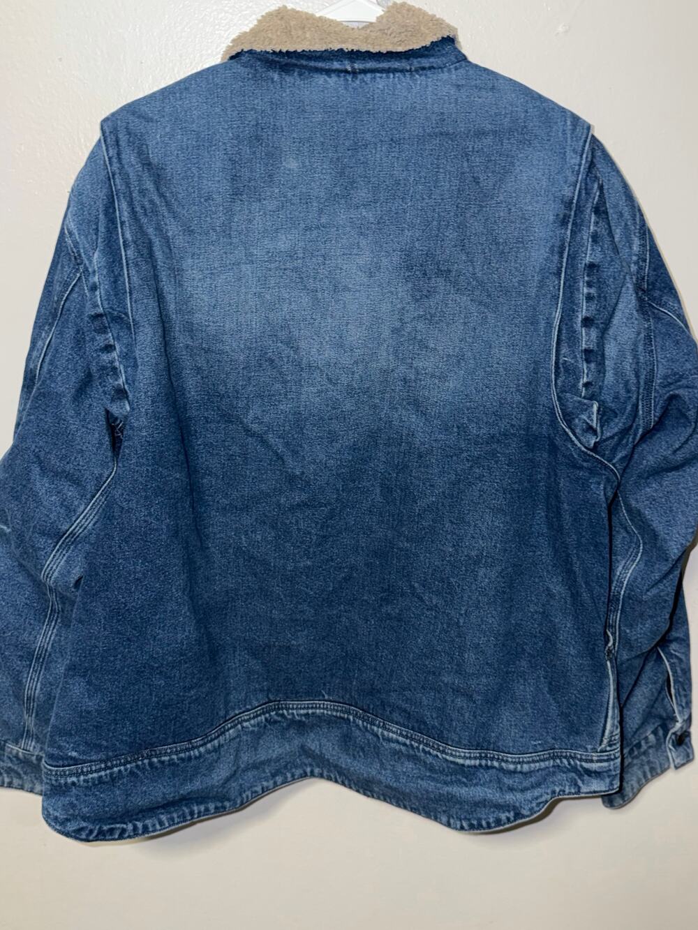Carhartt Denim Jacket / Blue / Relaxed Fit / Sherpa Lined / XL - Picture 11 of 14